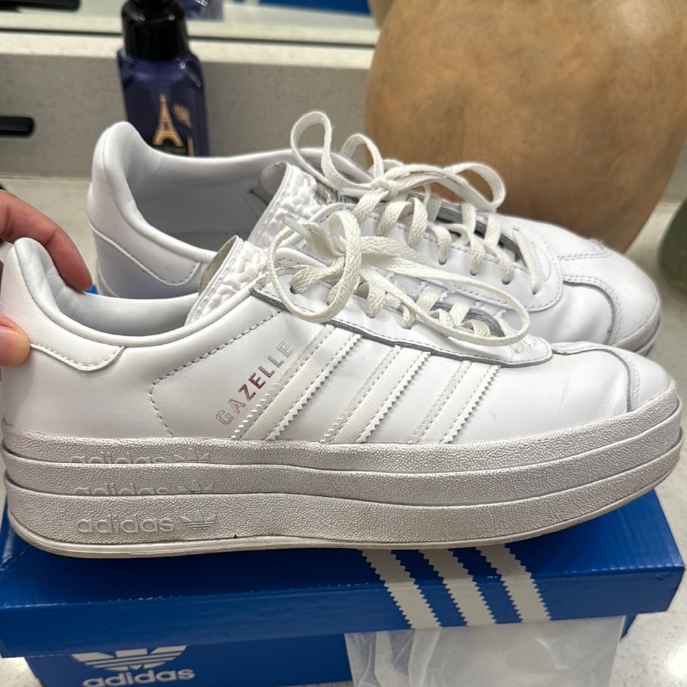 adidas Gazelle White Sneakers